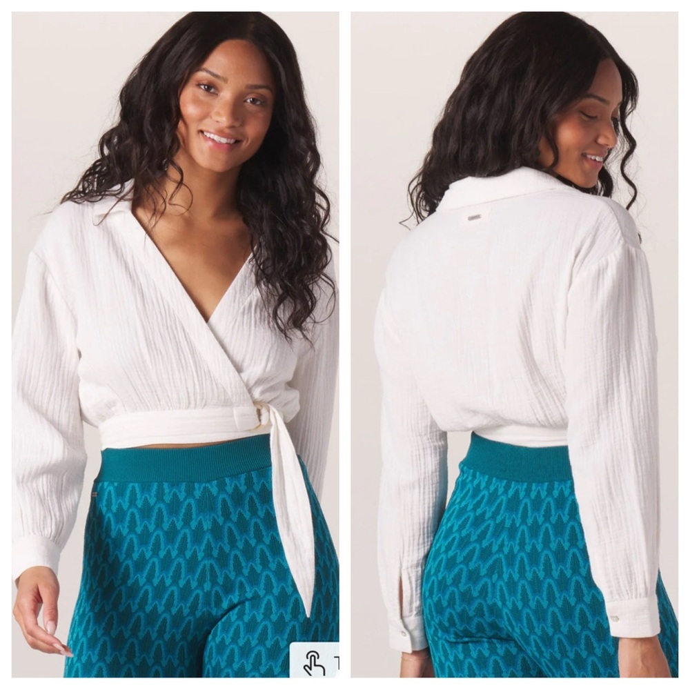 New The Normal Brand Kalo Wrap Top